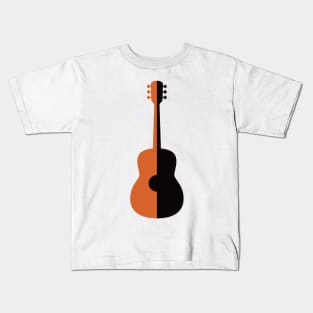 Jazz Rock n Roll Acoustic Guitar Kids T-Shirt